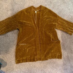 Soft and cozy chenille sweater by Anthropologie